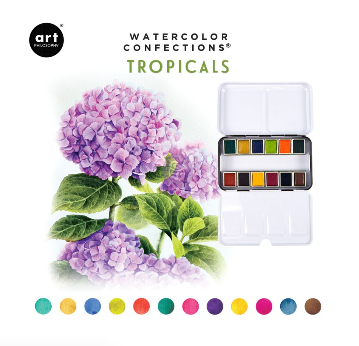 Craft Supply - Watercolor Confections - Tropicals (Notions)