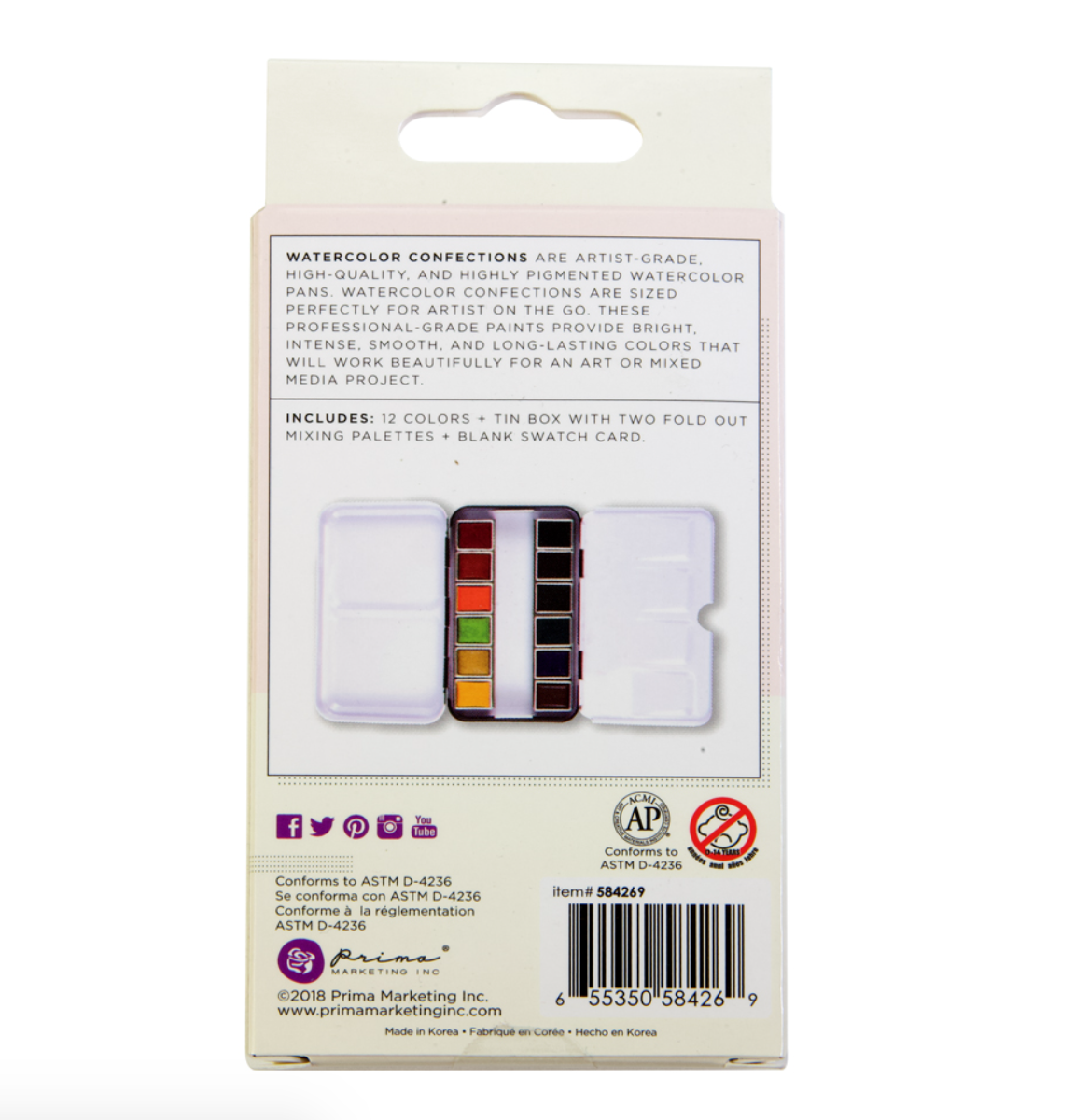 Craft Supply - Watercolor Confections - Tropicals (Notions)