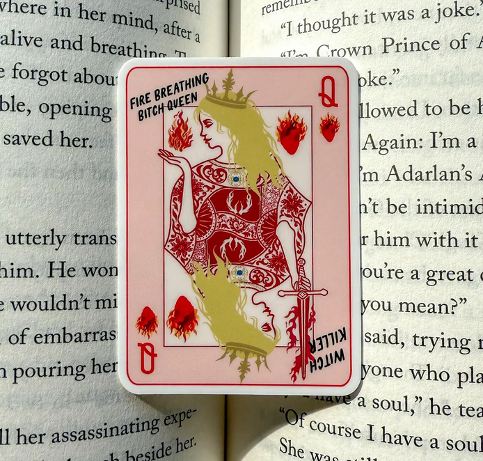 Sticker - Aelin | Fireheart | Throne of Glass | 2.5” Vinyl Sticker