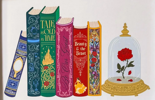Sticker - Beauty & The Beast Bookstack