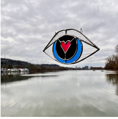 STAINED GLASS CLASS: Eye Love You