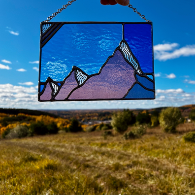 STAINED GLASS CLASS: Purple Mountain Majesty
