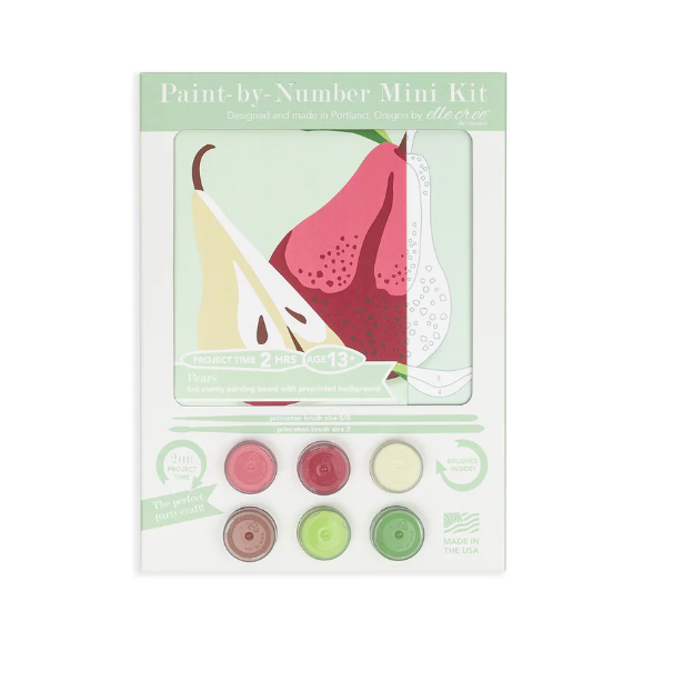 DIY - MINI Paint By Number Kit - Pears