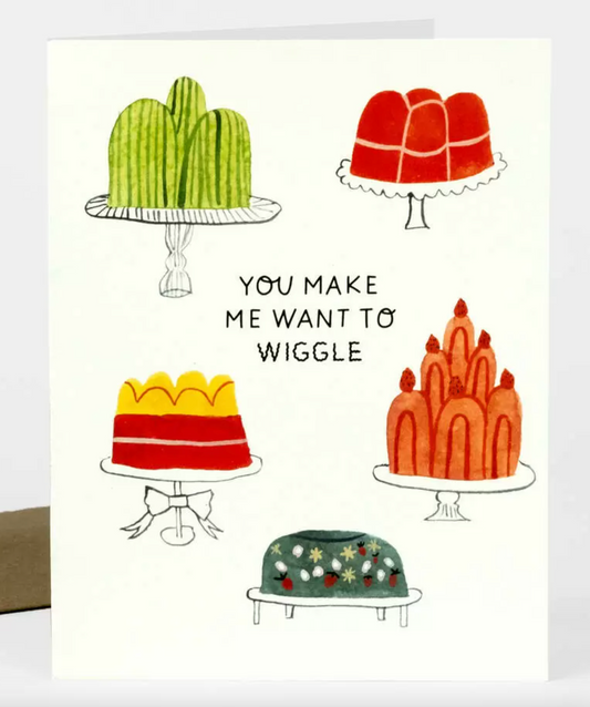 Card - You Make Me Wiggle (Buy Olympia / Esme Shapiro)