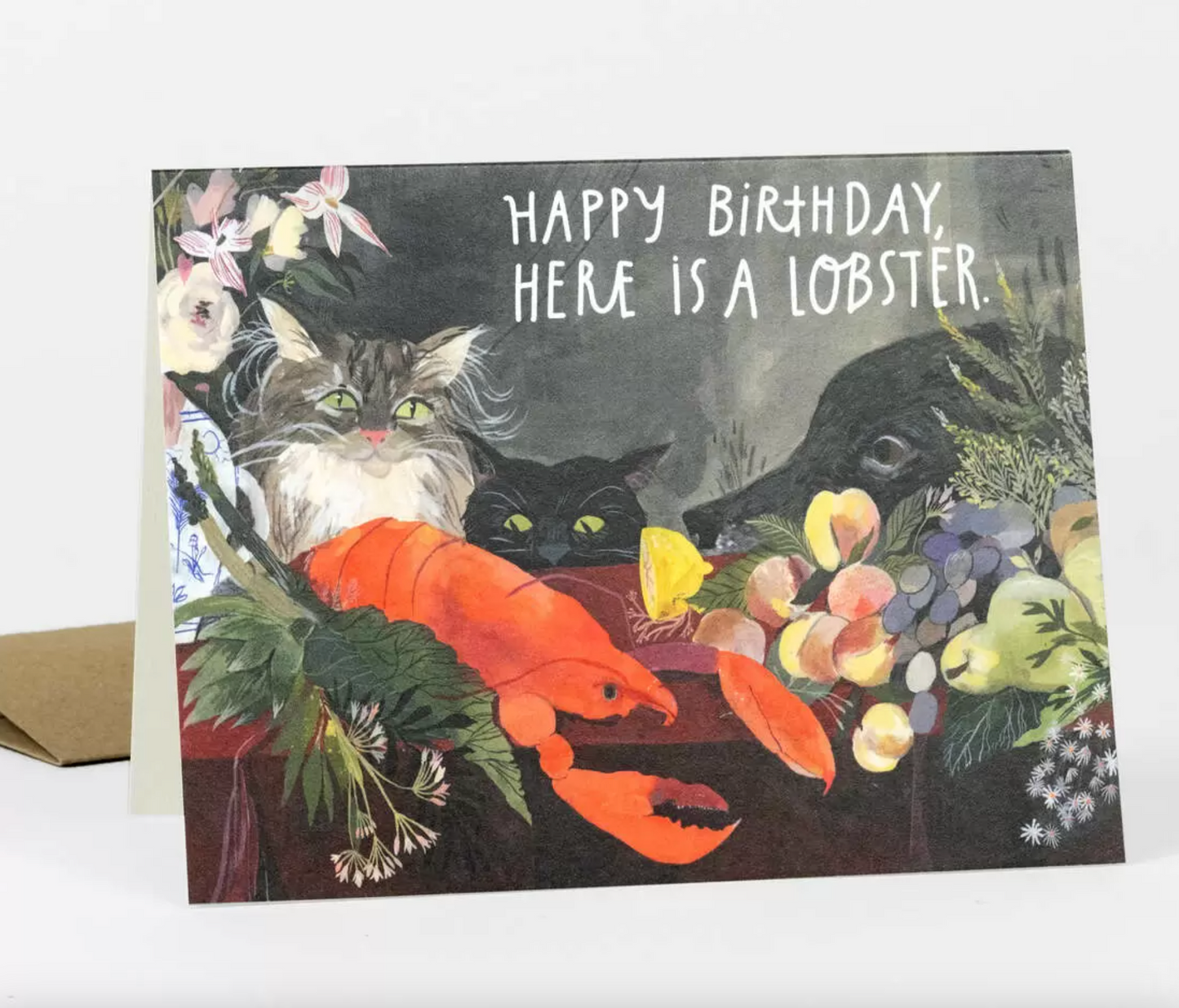 Card - Happy Birthday Lobster (Buy Olympia / Esme Shapiro) Birthday