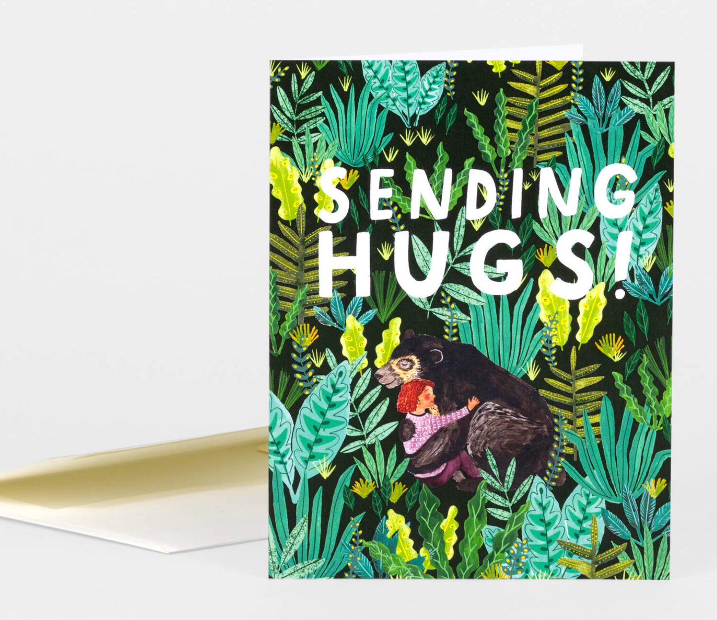 Card - Sending Hugs (Buy Olympia / Papio Press)