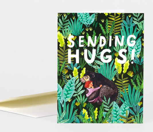 Card - Sending Hugs (Buy Olympia / Papio Press)
