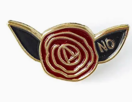 Resist Rose Enamel Pin - Activism and Empowerment