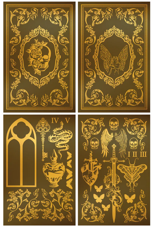 Forbidden Flame Book Foils