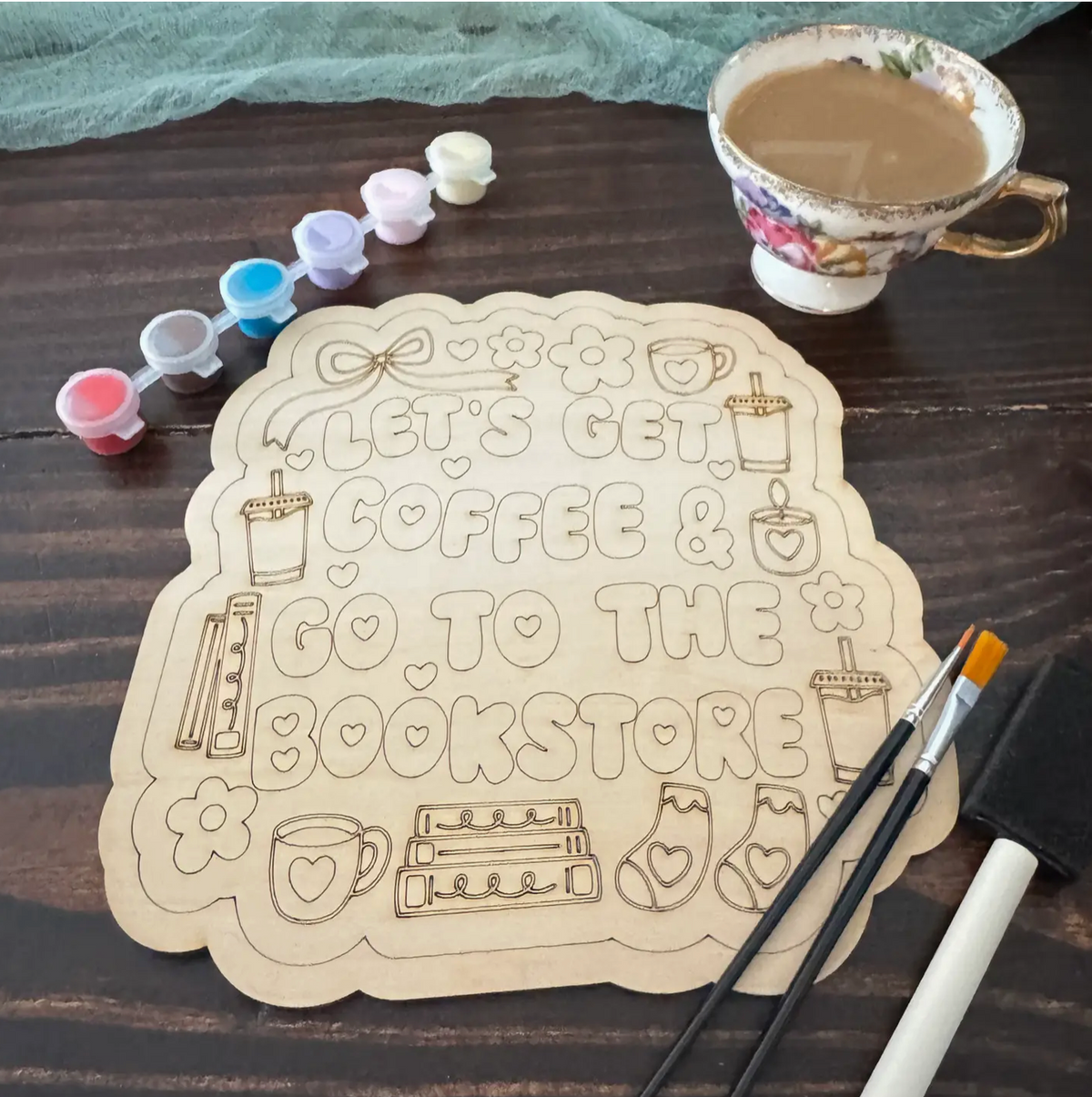 Painting Party: Make a Bookish Display