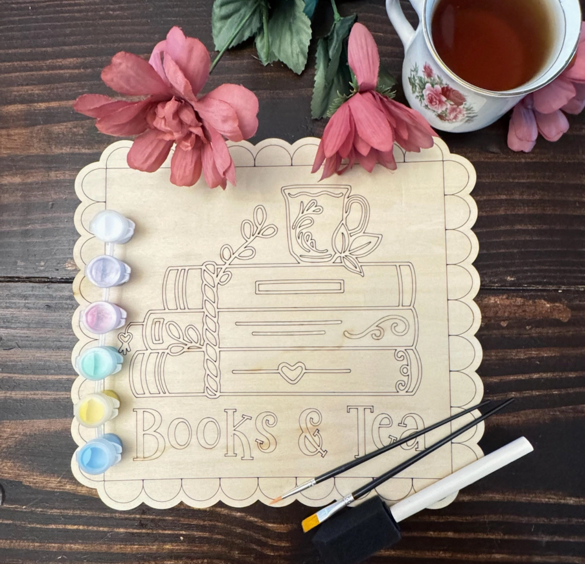 Painting Party: Make a Bookish Display