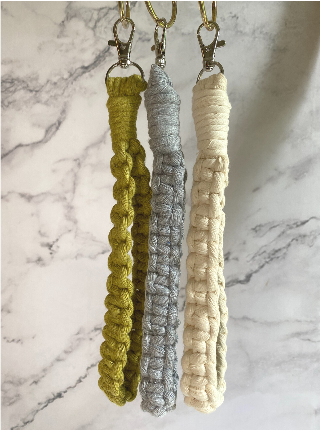 MACRAME CLASS: Wristlet Lanyard Keychain