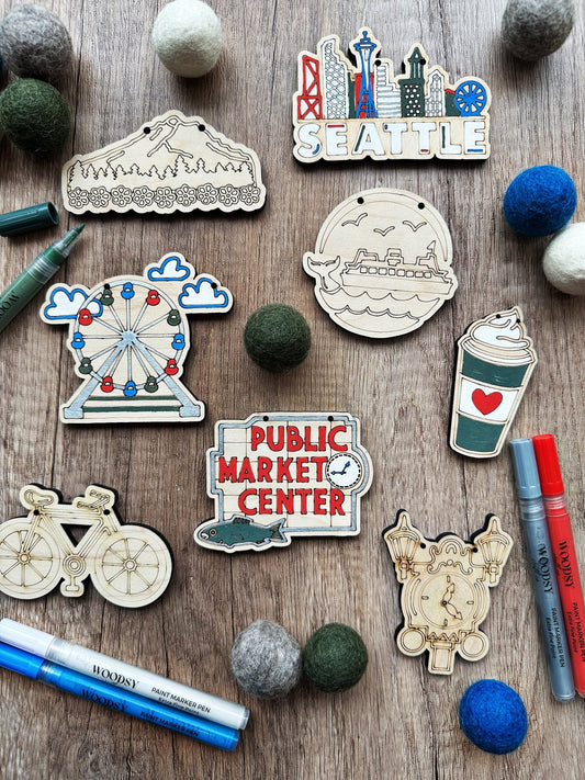 DIY - Garland - Seattle (Woodsy Craft Co) Craft Kit