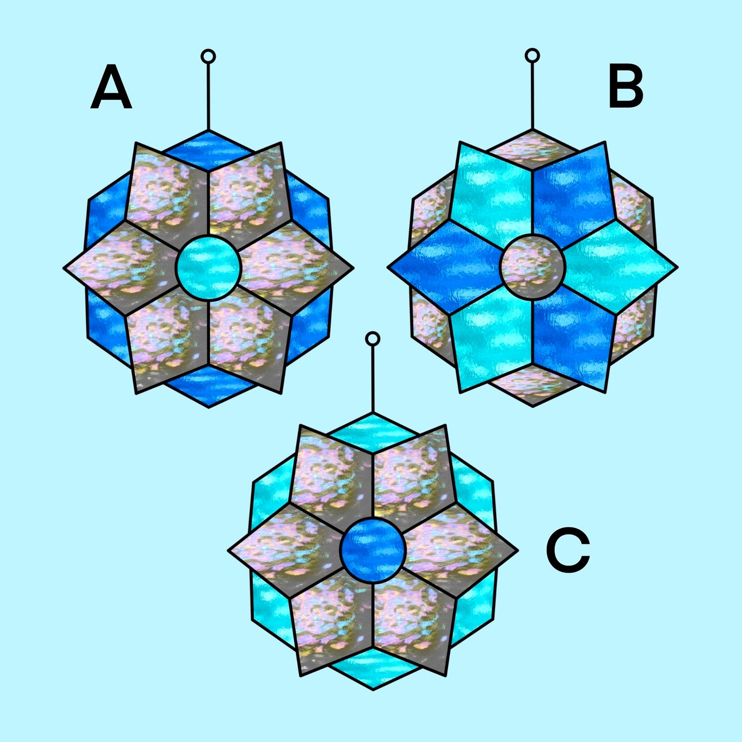 STAINED GLASS CLASS: Snowflake