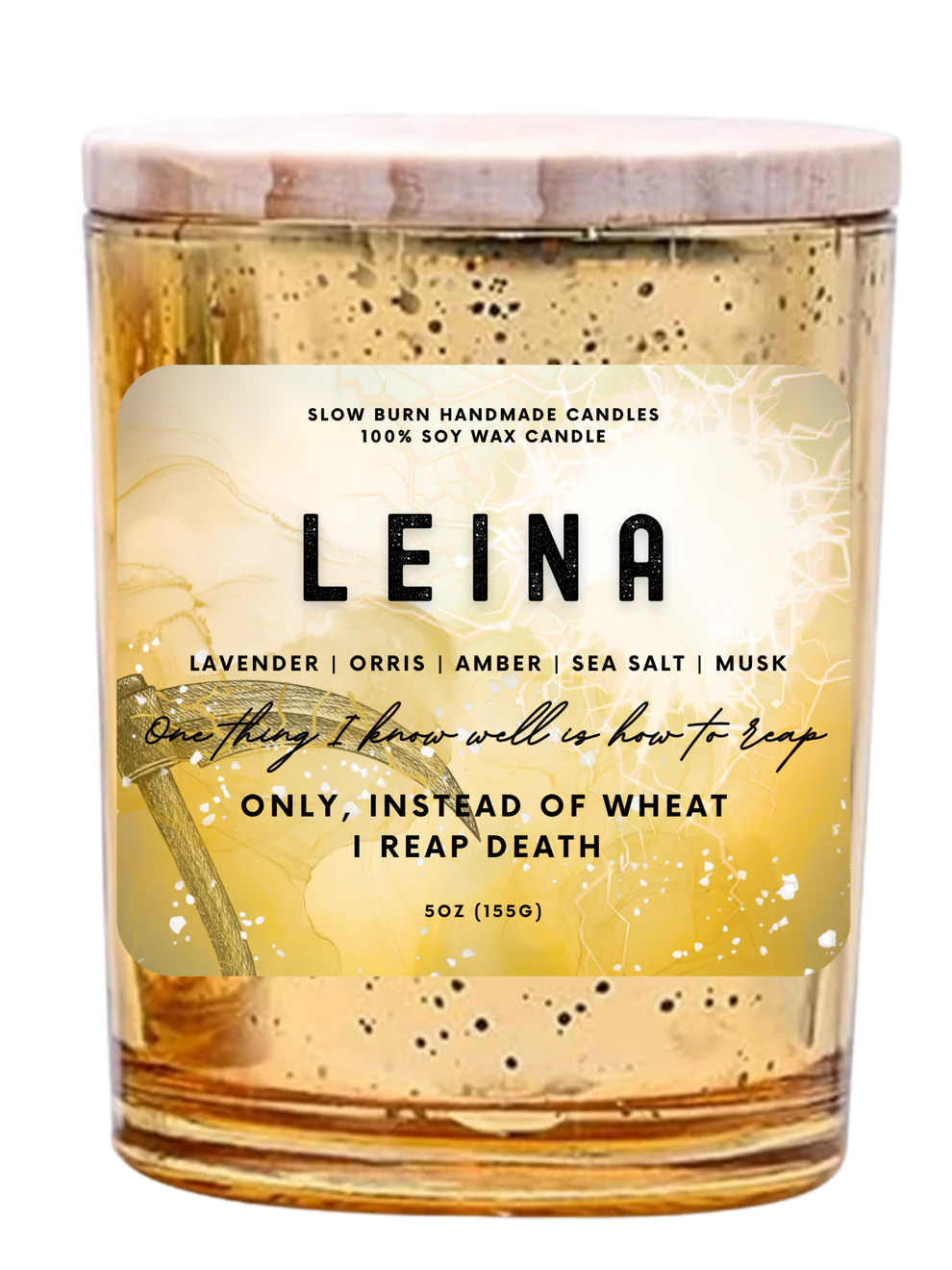 Book Lover Candle: Leina (Kissed by The Gods/Caty Rogan)