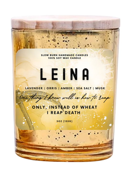Book Lover Candle: Leina (Kissed by The Gods/Caty Rogan)