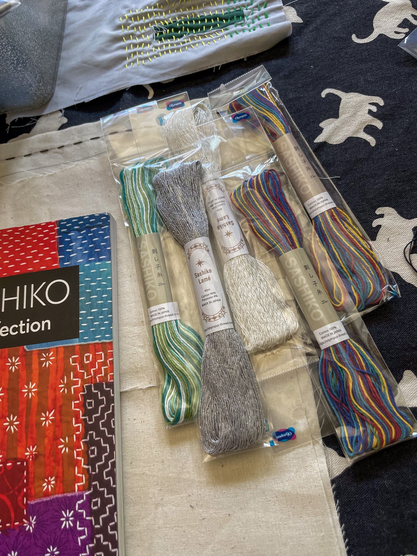 EMBROIDERY CLASS: Sashiko Tea Towel Workshop