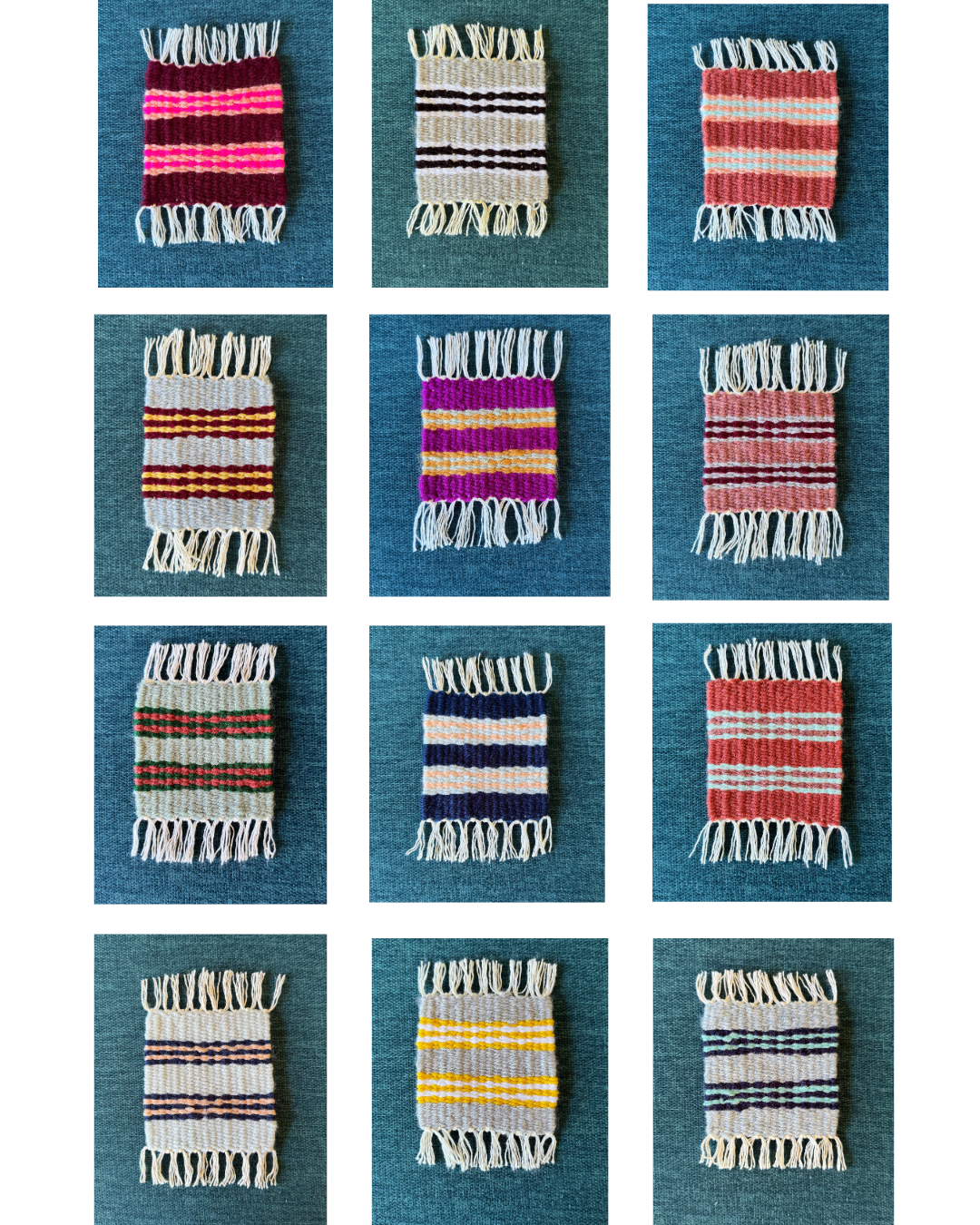 WEAVING: Woven Mug Rugs