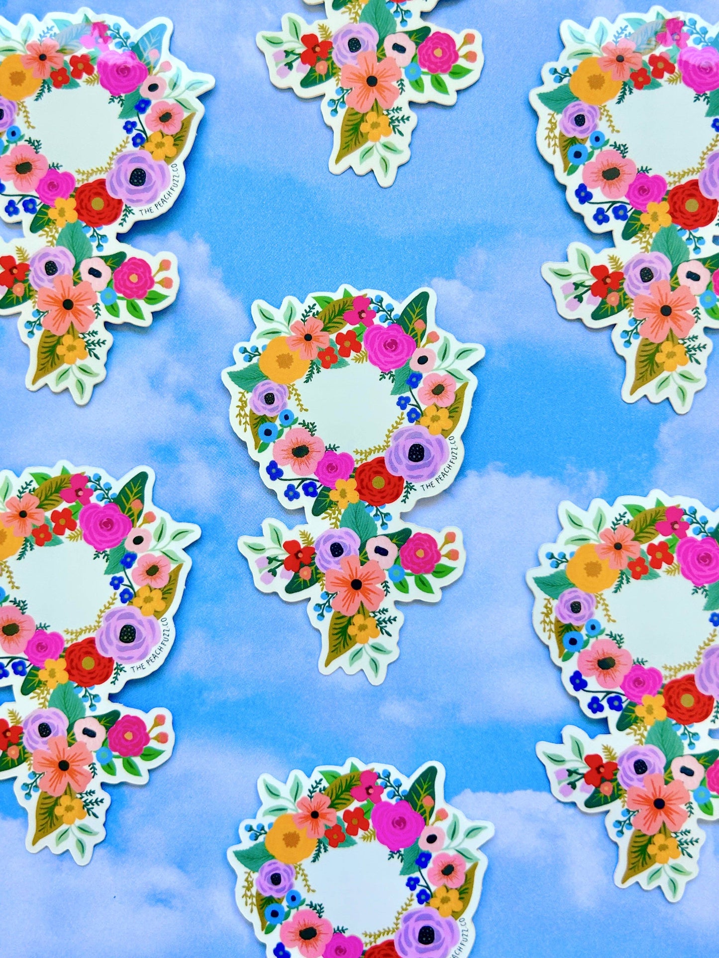 Floral Feminist Sticker
