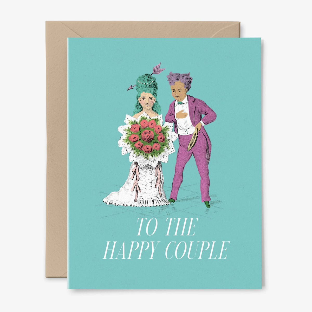 To The Happy Couple | Wedding Card | Colorful