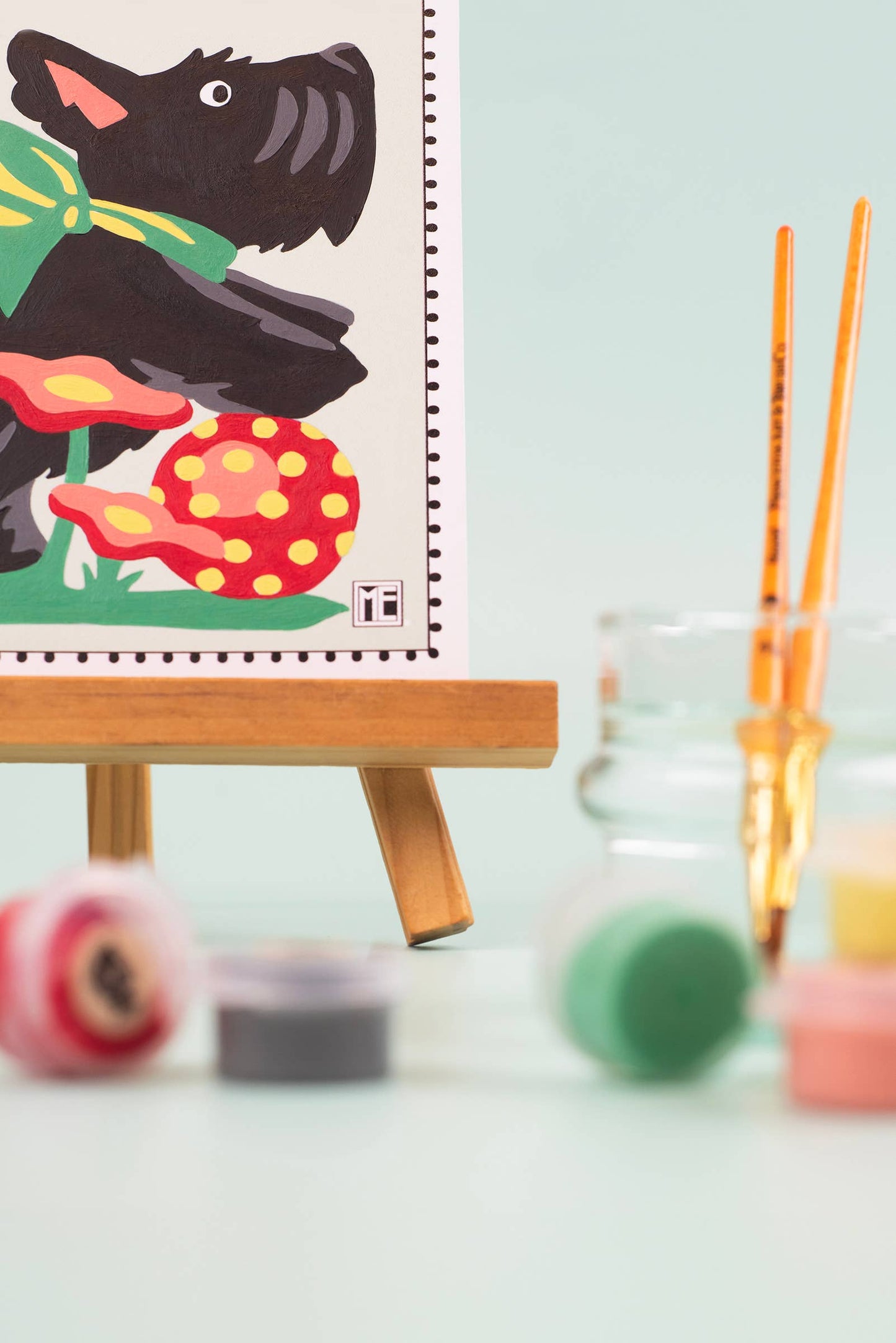 Scottie Scuttle Mary Engelbreit MINI Paint-by-Number Kit