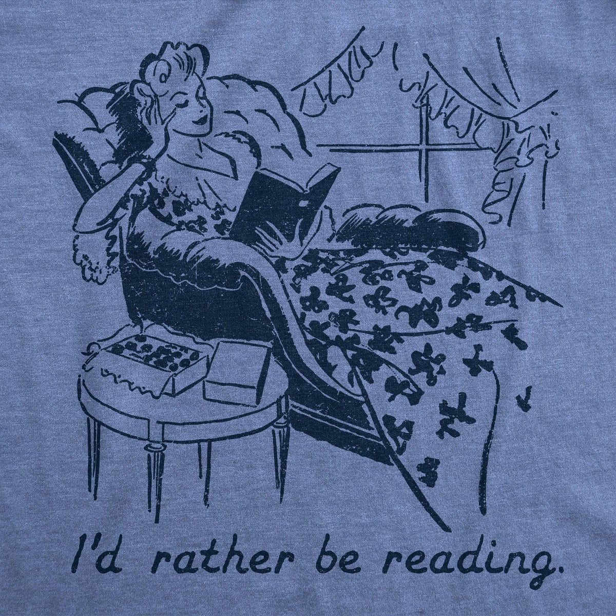 Id Rather Be Reading Women's T Shirt