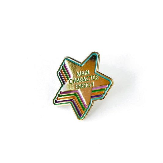 Main Character Energy Enamel Pin