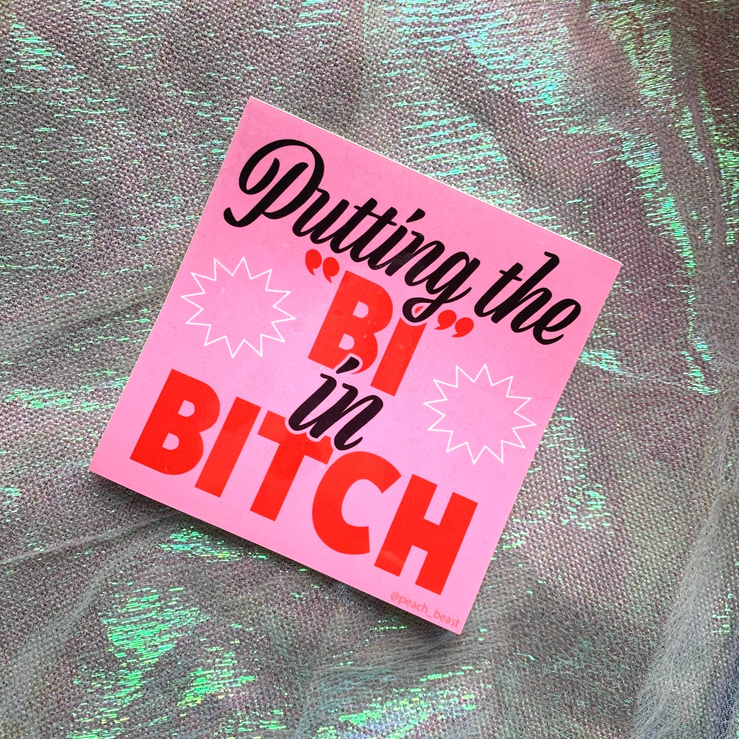 Bi Vinyl Sticker