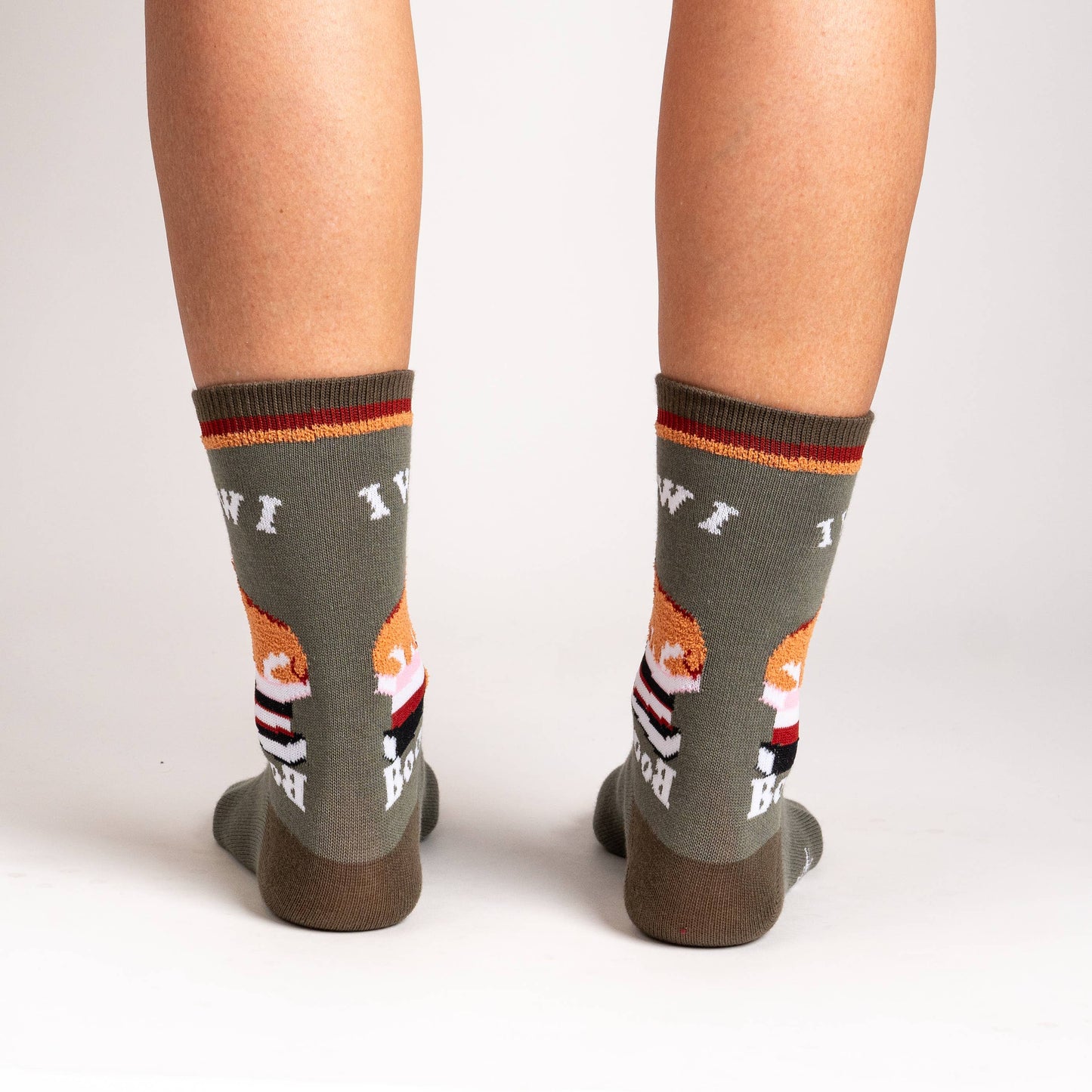 I Wuff Books Crew Socks