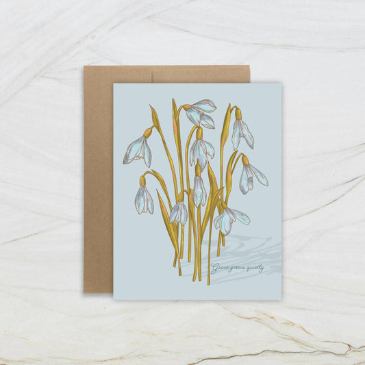 GREETING CARD | Any Occasion Grace Grows Quietly
