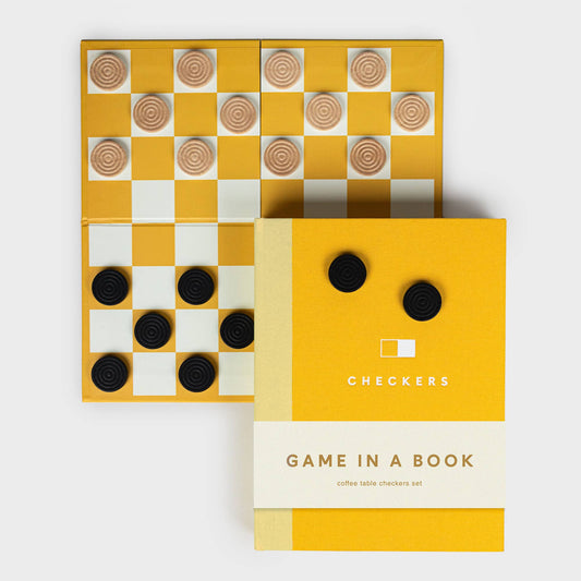 Checkers - Coffee Table Book Game