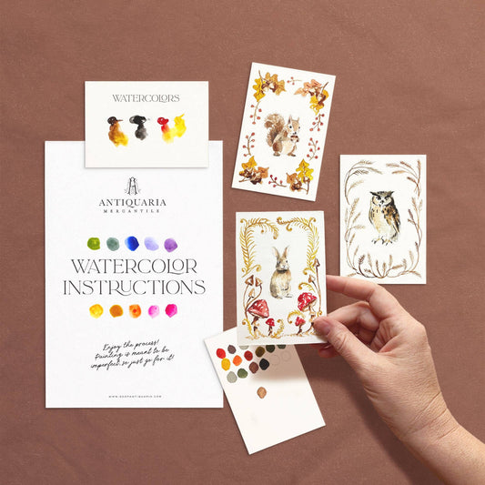 Mini Watercolor Kit: Woodland Friends