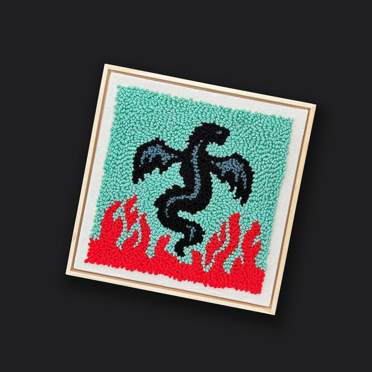 Dragon by Sarah Watts - Punch Needle Frame Kit 
