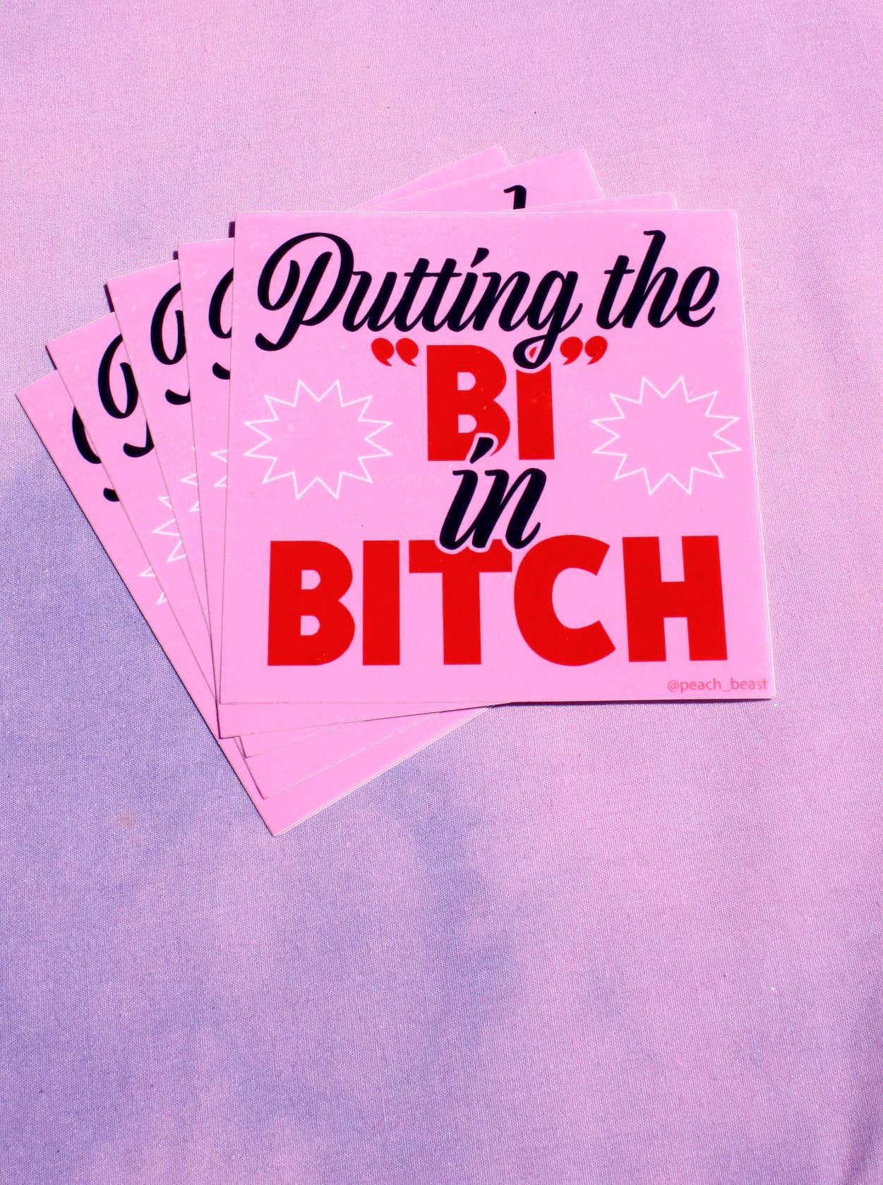 Bi Vinyl Sticker