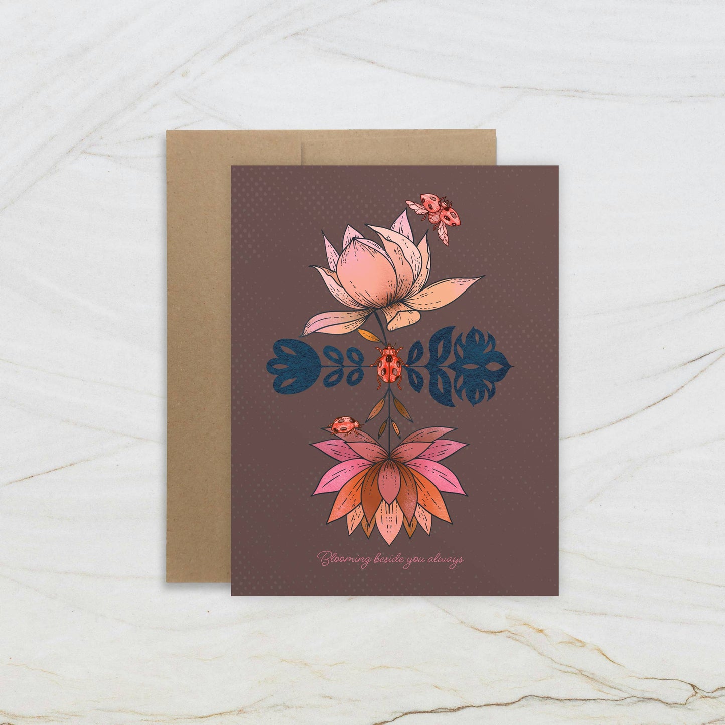 GREETING CARD | Any Occasion Blooming Beside You
