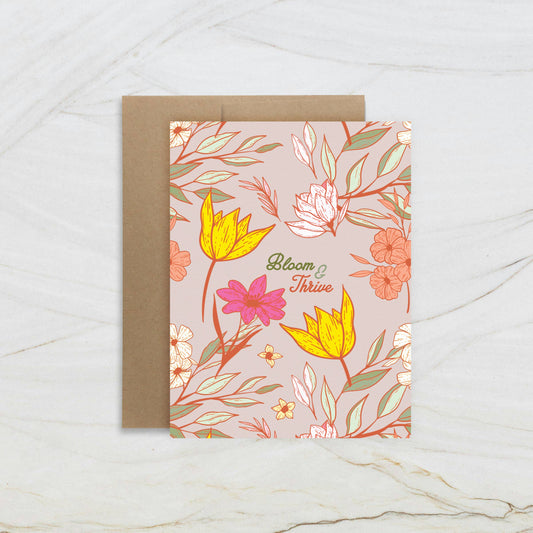 GREETING CARD | Bloom and Thrive