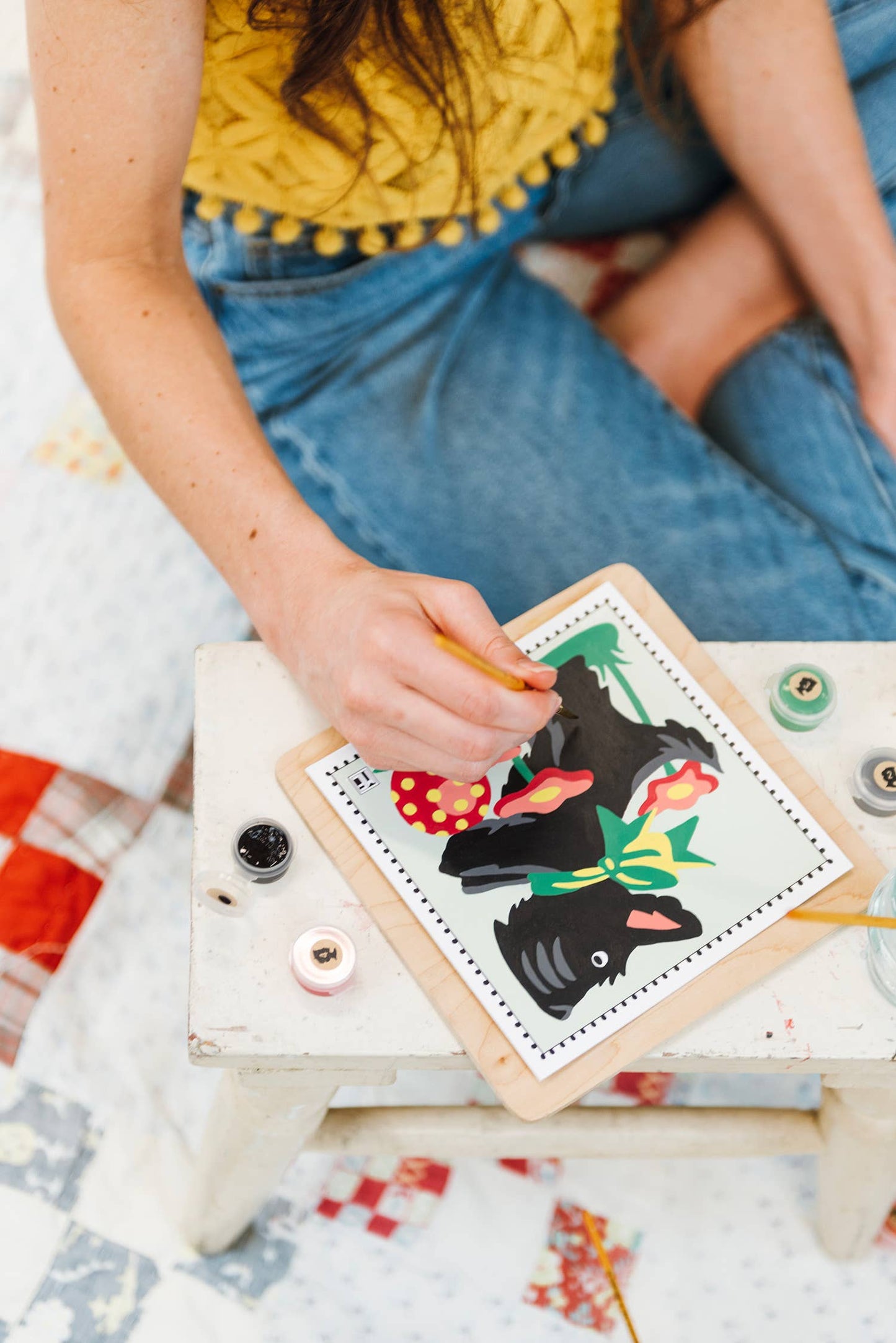 Scottie Scuttle Mary Engelbreit MINI Paint-by-Number Kit