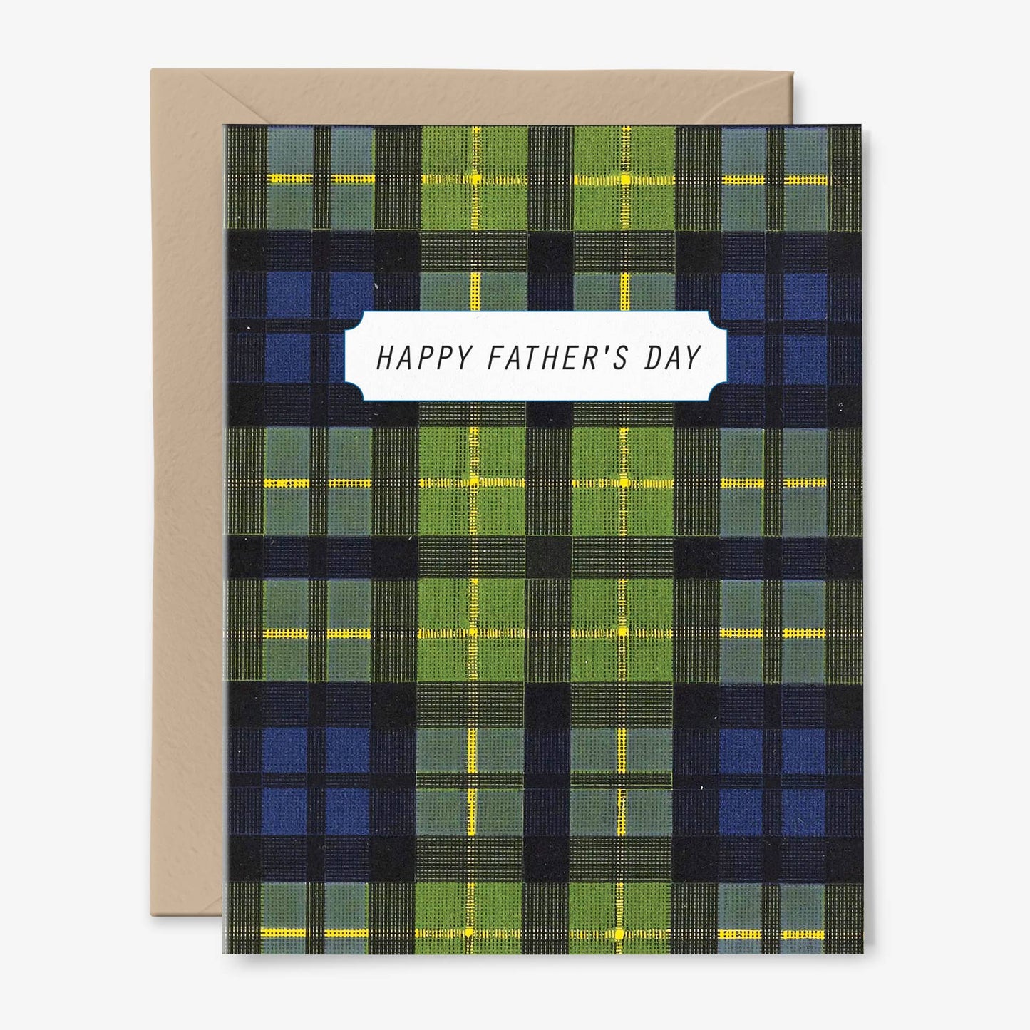 Happy Father's Day Card | Classic Plaid | Dad