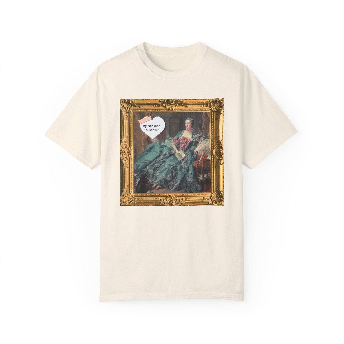 My Weekend is Booked Tee for Romance Reader, Art History