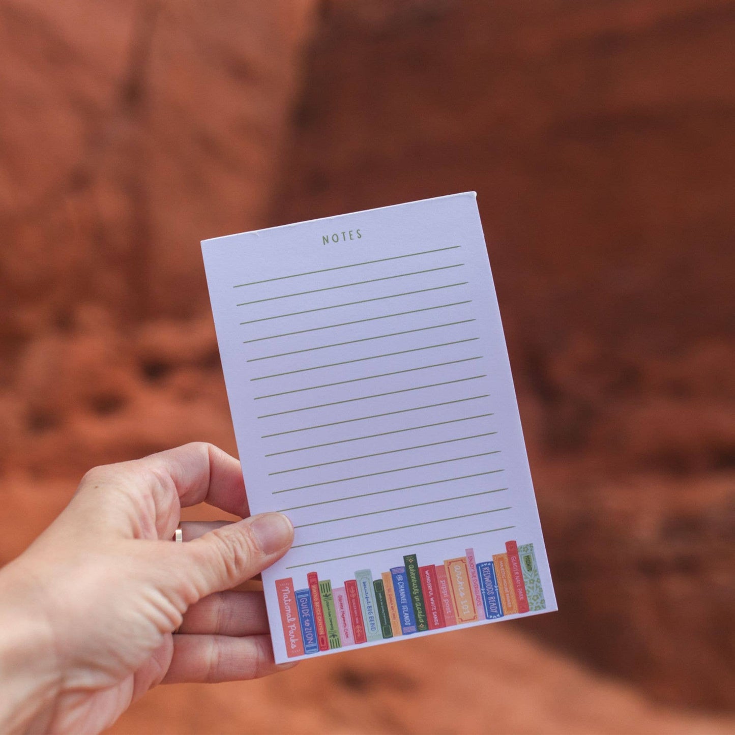 National Parks Books 4x6 Notepad