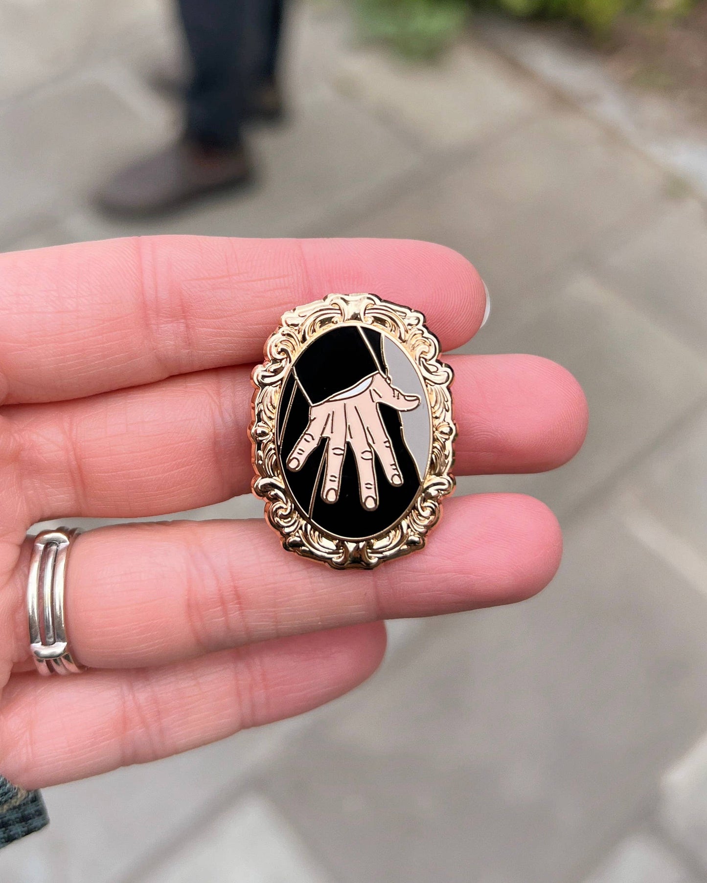 Portrait of a Hand Flex Enamel Pin