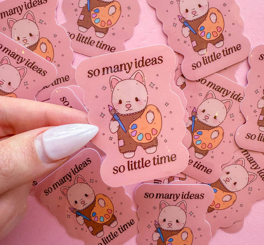 So Many Ideas Vinyl Sticker