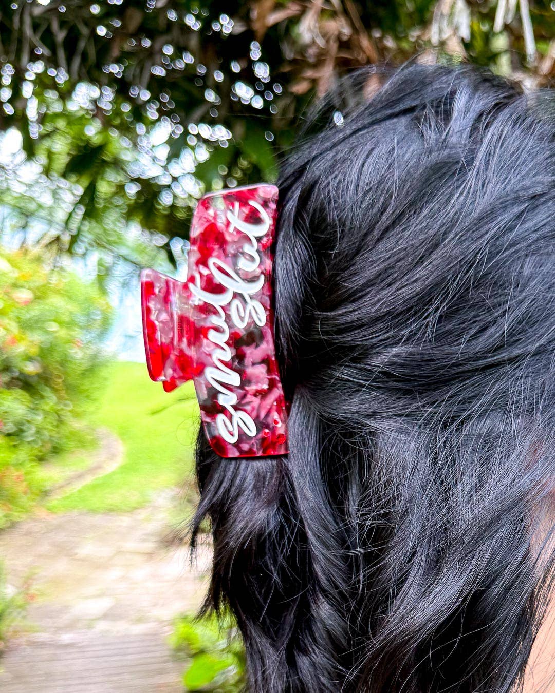 Smut Slut Clear Hair Claw Clip | Hair Accessories