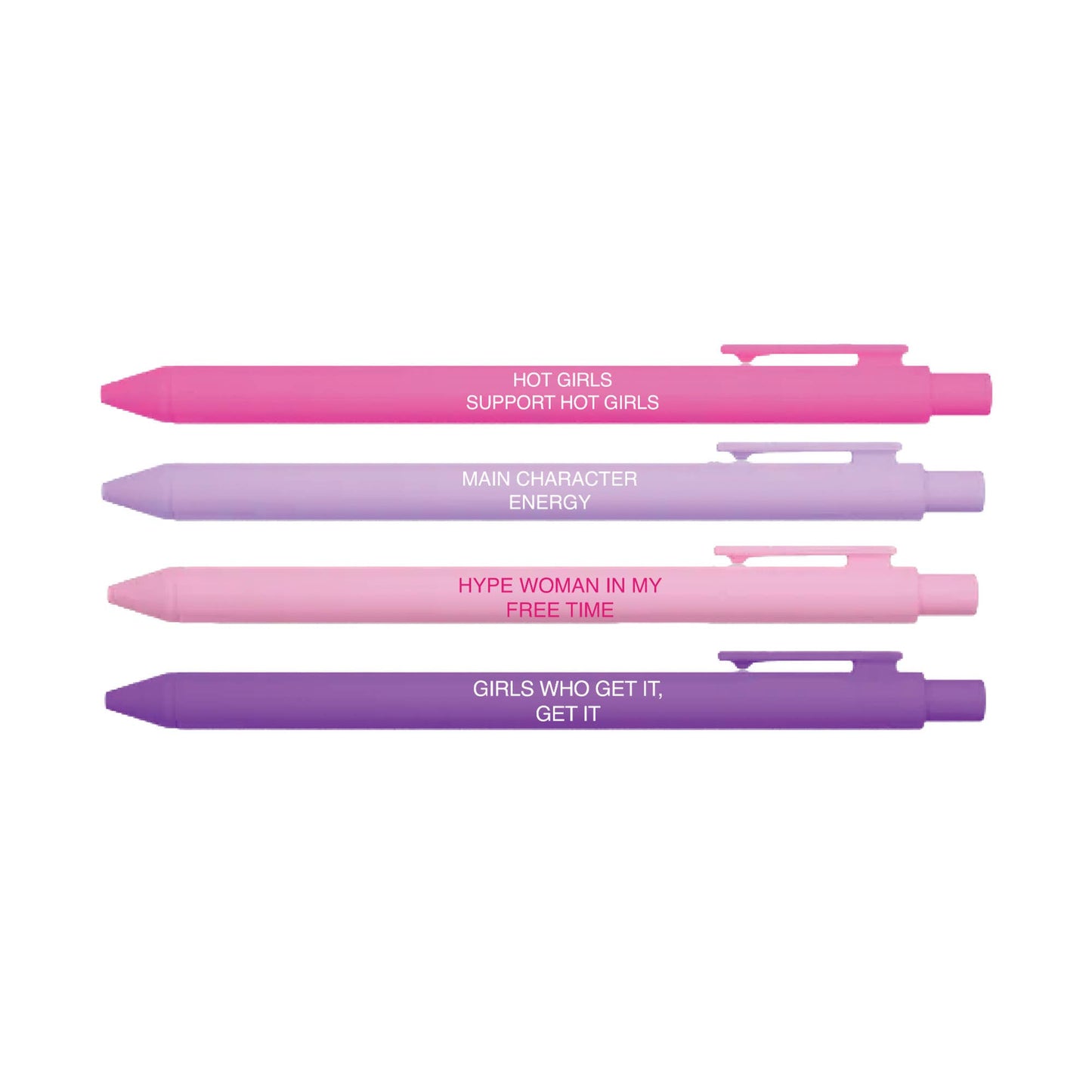 Girl Gang Pen Set – 4 Feminine Empowerment Pens