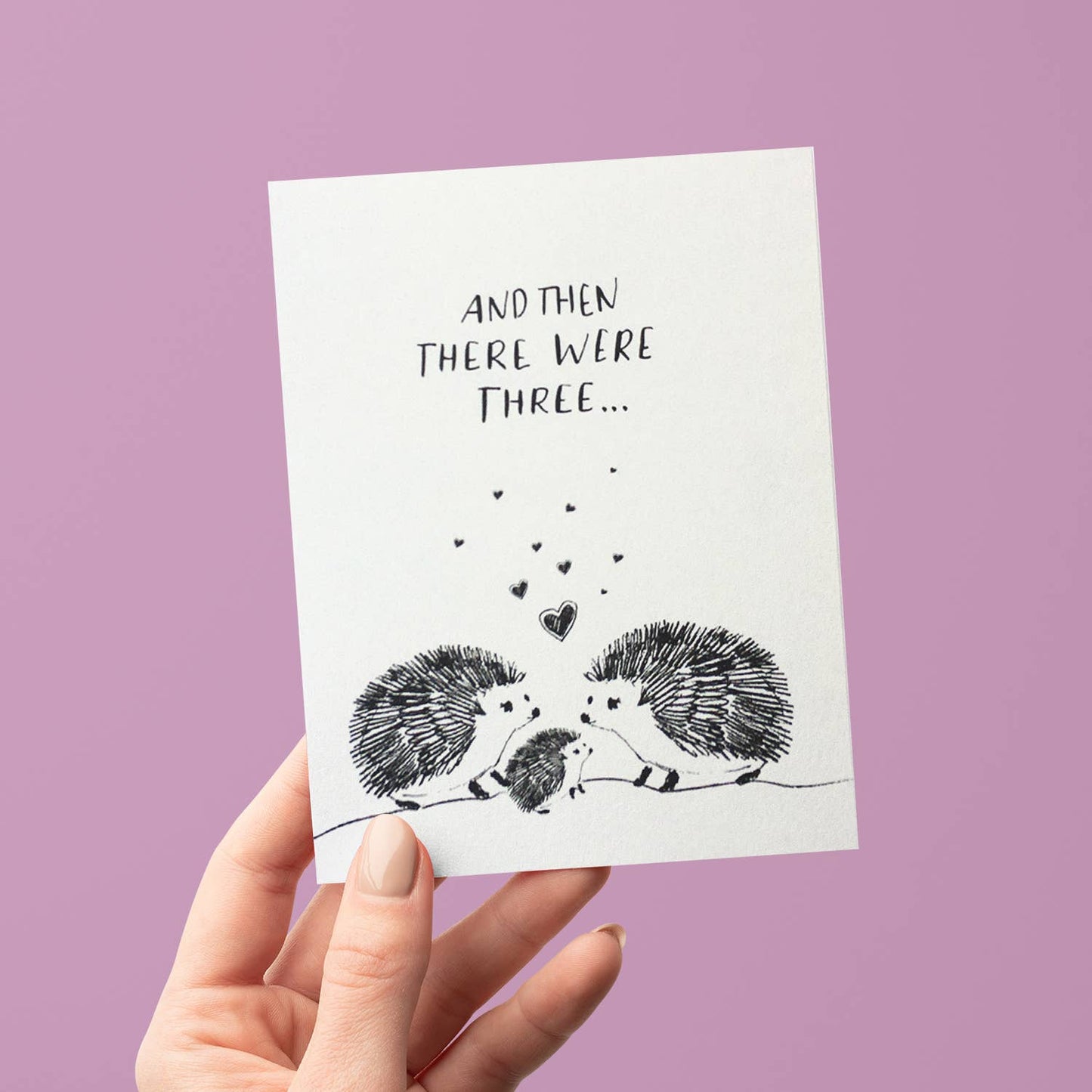 Baby Hedgehog Greeting Card