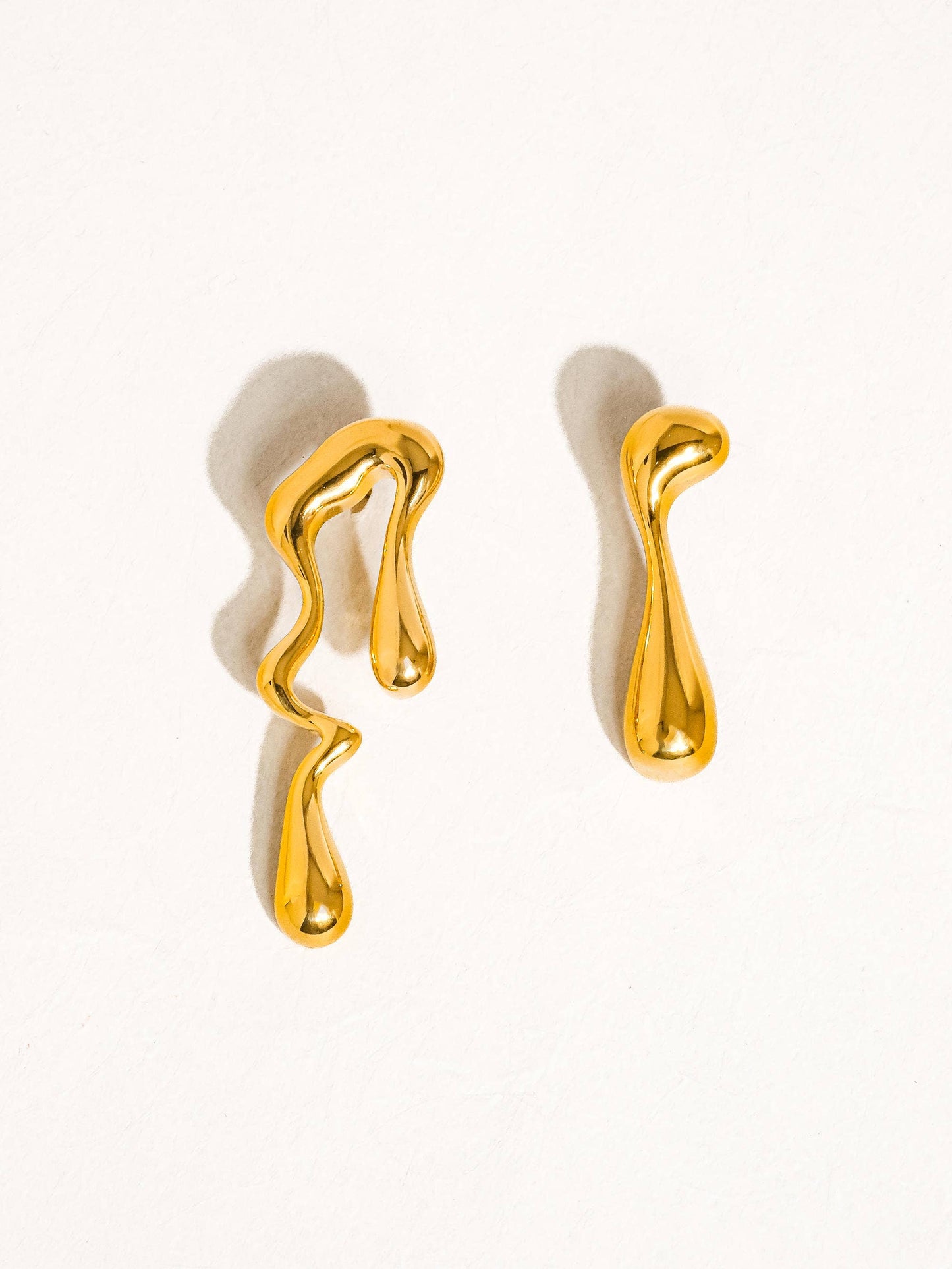 Mismatch Melted Earring