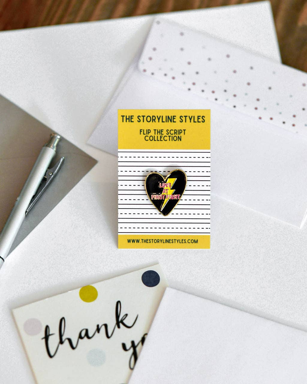 Love at First Fight Enamel Pin