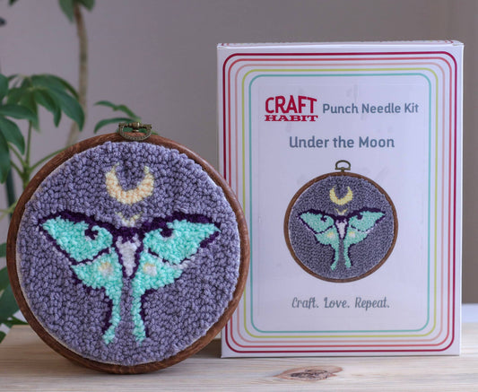 Under The Moon Punch Needle Kit
