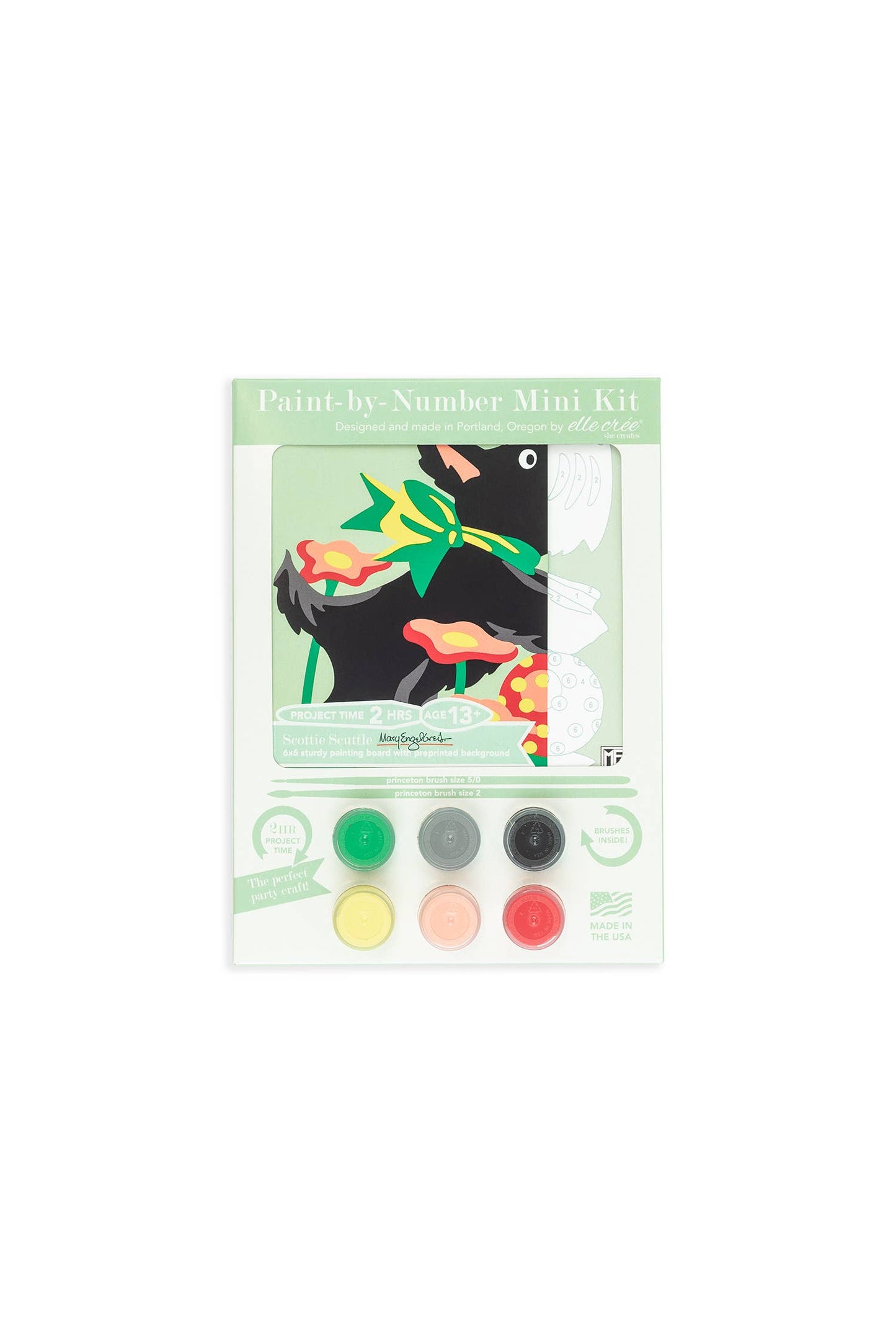 Scottie Scuttle Mary Engelbreit MINI Paint-by-Number Kit