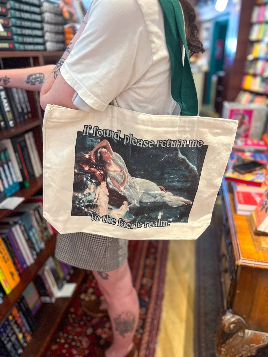 Return to the Faerie Realm Fine Art Bookish Tote Bag | Totes